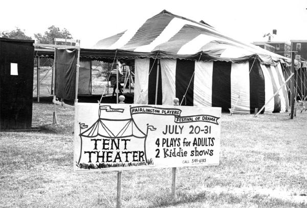 Fairlington Players’ Tent Theater Festival – 1965. Courtesy William A. Dunston