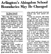 A newspaper or document excerpt describing an event in Abingdon's history.